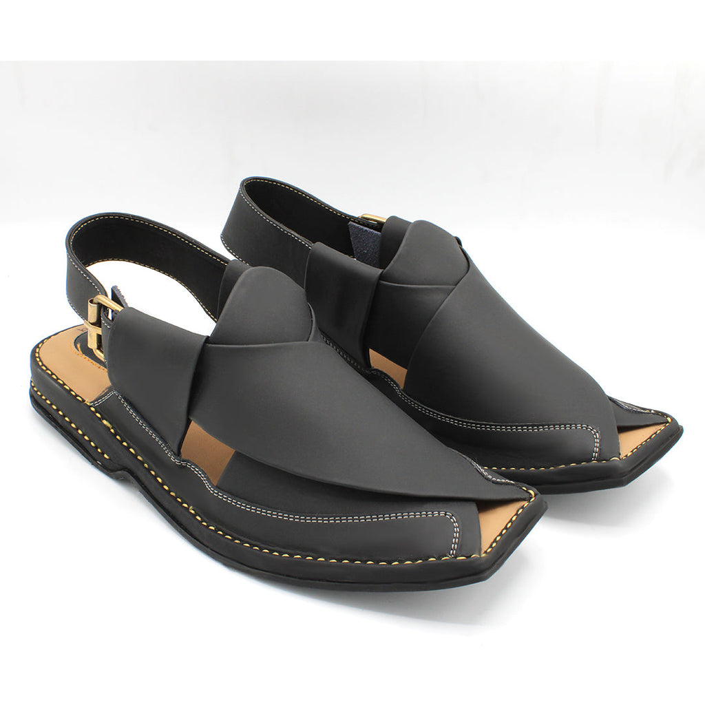 Peshawar Zalmi Medicated Chappal (BLACK)