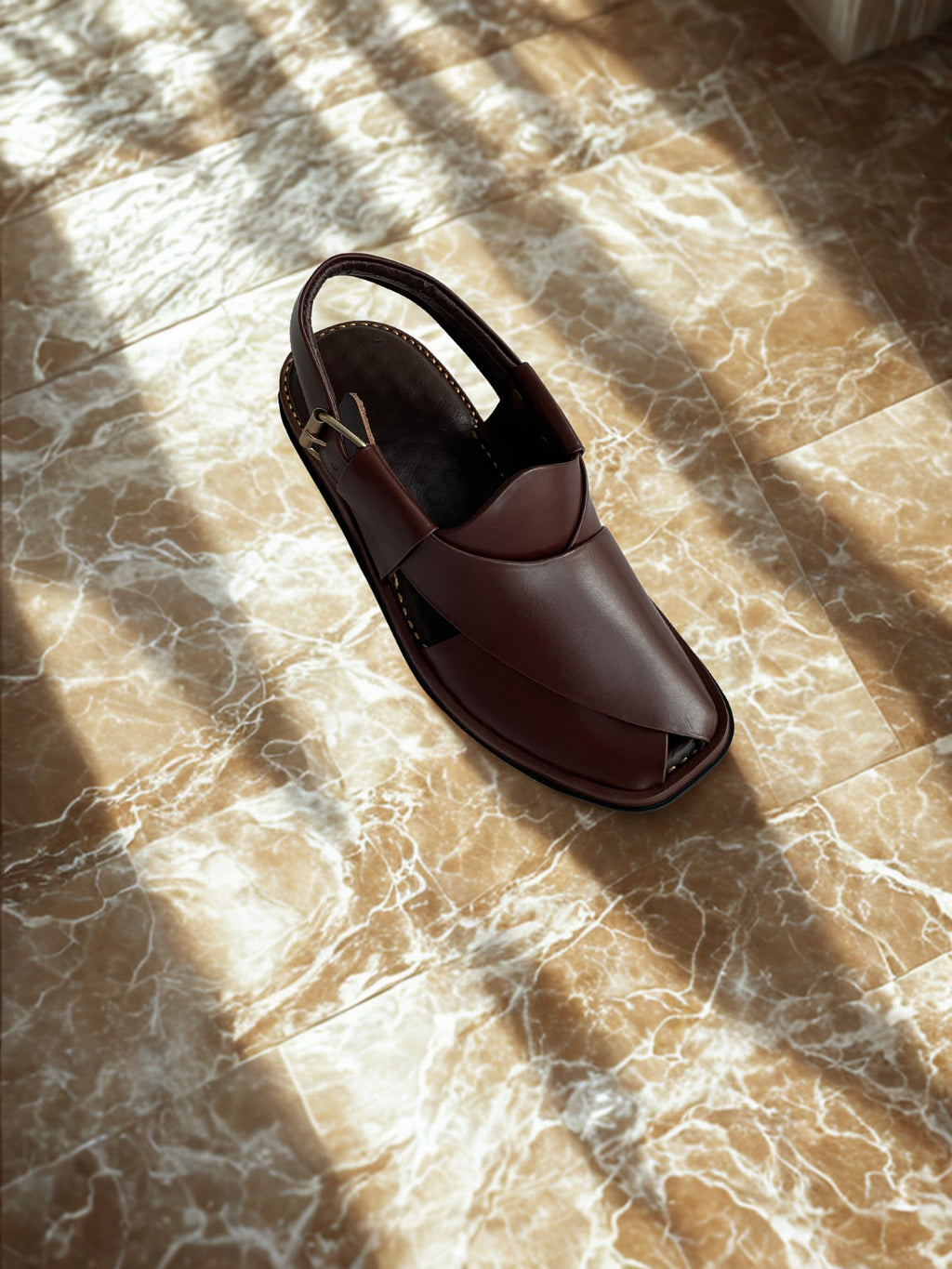 Round Shape Medicated Chappal (KALIJI BROWN )