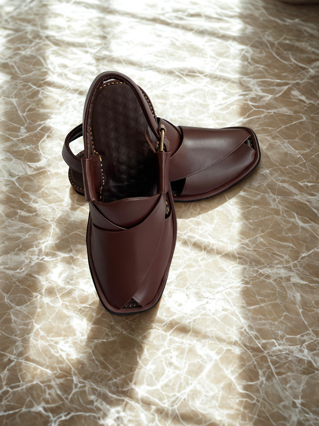 Round Shape Medicated Chappal (KALIJI BROWN )