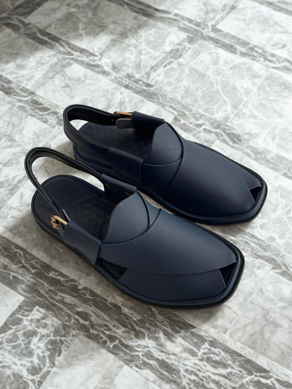 Round Shape Medicated Chappal (BLUE)