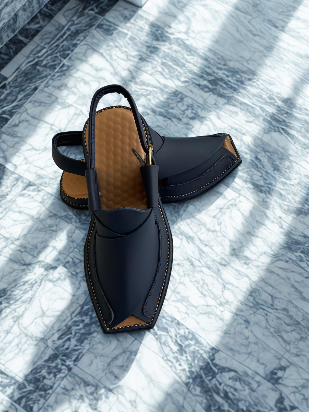 Peshawar Zalmi Medicated Chappal (BLUE)