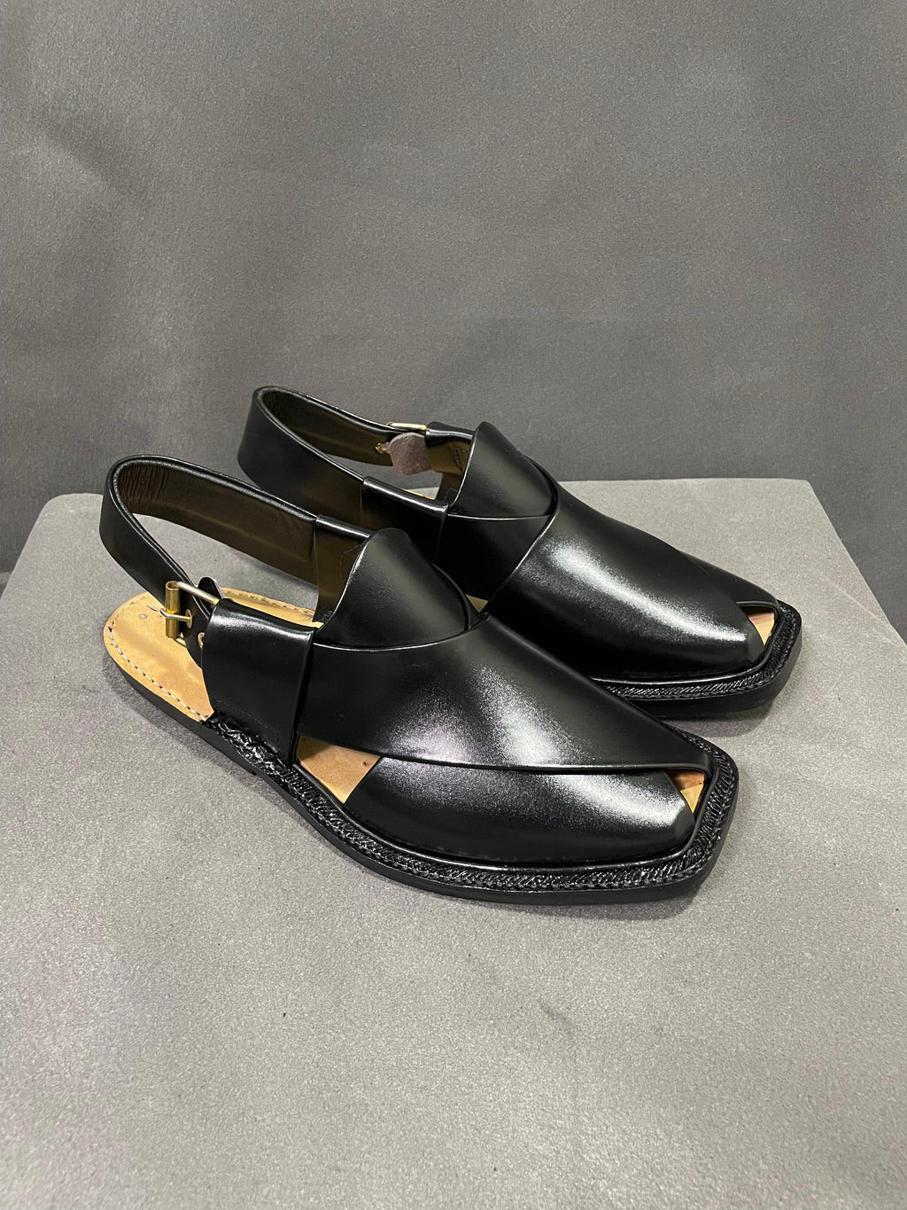 SMART Norozi Medicated Chappal (BLACK )