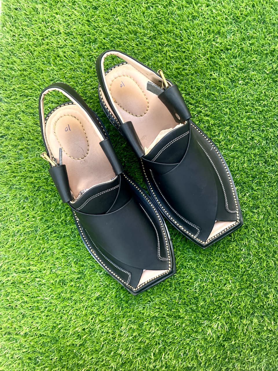 Peshawar Zalmi Medicated Chappal (BLACK)